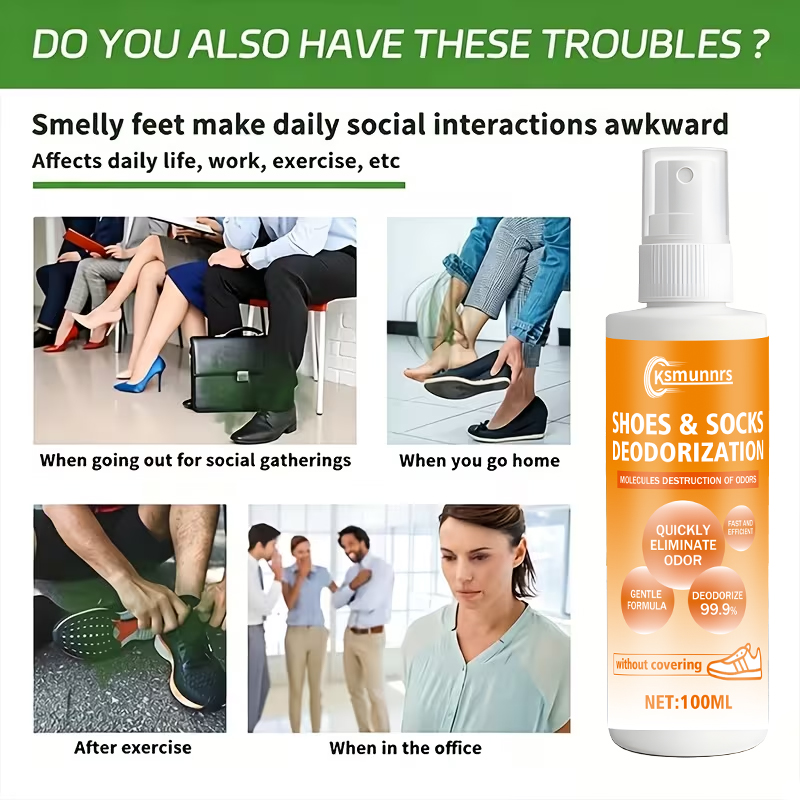 Foot Odor Spray, Deodorizing C - Sneaker Care Spray review and price
